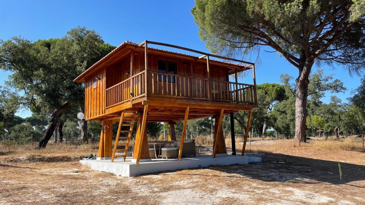 Águas de MouraSuspended Wooden House - Monte Da Cortica别墅 外观 照片